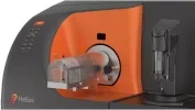 Orange Helios mass cytometer